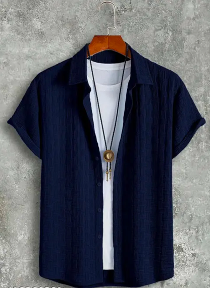 MENS WEAR IMPORTED FABRIC HALF SLEEVE SHIRT