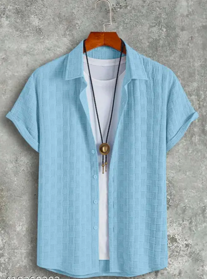 MENS WEAR IMPORTED FABRIC HALF SLEEVE SHIRT