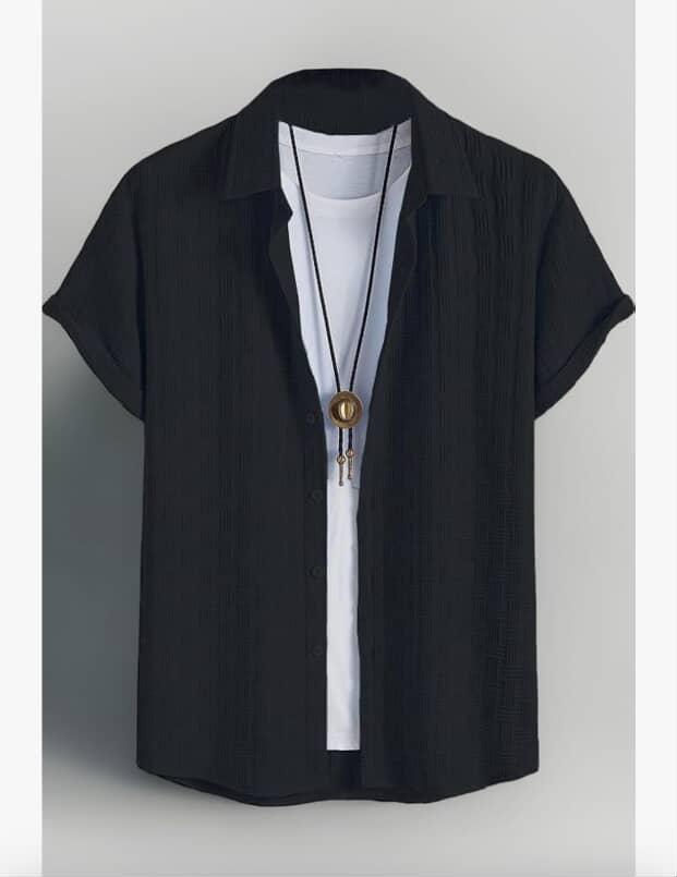MENS WEAR IMPORTED FABRIC HALF SLEEVE SHIRT