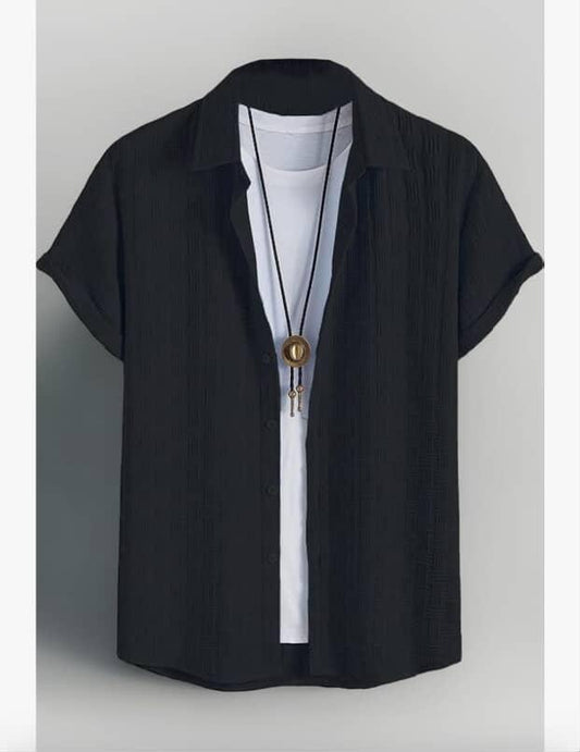 MENS WEAR IMPORTED FABRIC HALF SLEEVE SHIRT