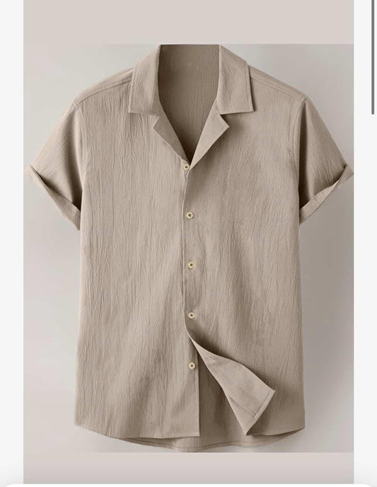 Sheersucker Half Sleeve shirt
