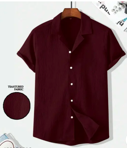 Sheersucker Half Sleeve shirt